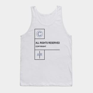 All Rights Reserved - copyright Tank Top